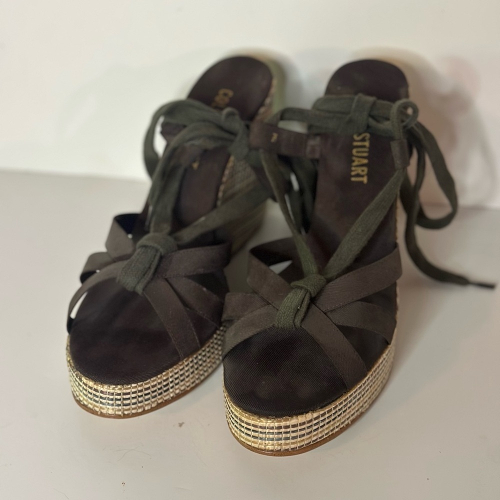 Colin Stuart - chocolate brown espadrille